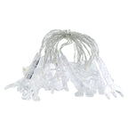 LED String Light Outer Space Astronaut Planet Spaceship Shape Waterproof Led String Room Decor for Christmas Festival Warm White 3 Batteries 20LED