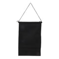 Brooch Storage Hanging Flag Multi Purpose Stylish Classic Pin Collection Organizers Banners for Home Office Dorm Black S 35x22.5cm 25cm(wooden Stick)