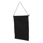 Brooch Storage Hanging Flag Multi Purpose Stylish Classic Pin Collection Organizers Banners for Home Office Dorm Black S 35x22.5cm 25cm(wooden Stick)