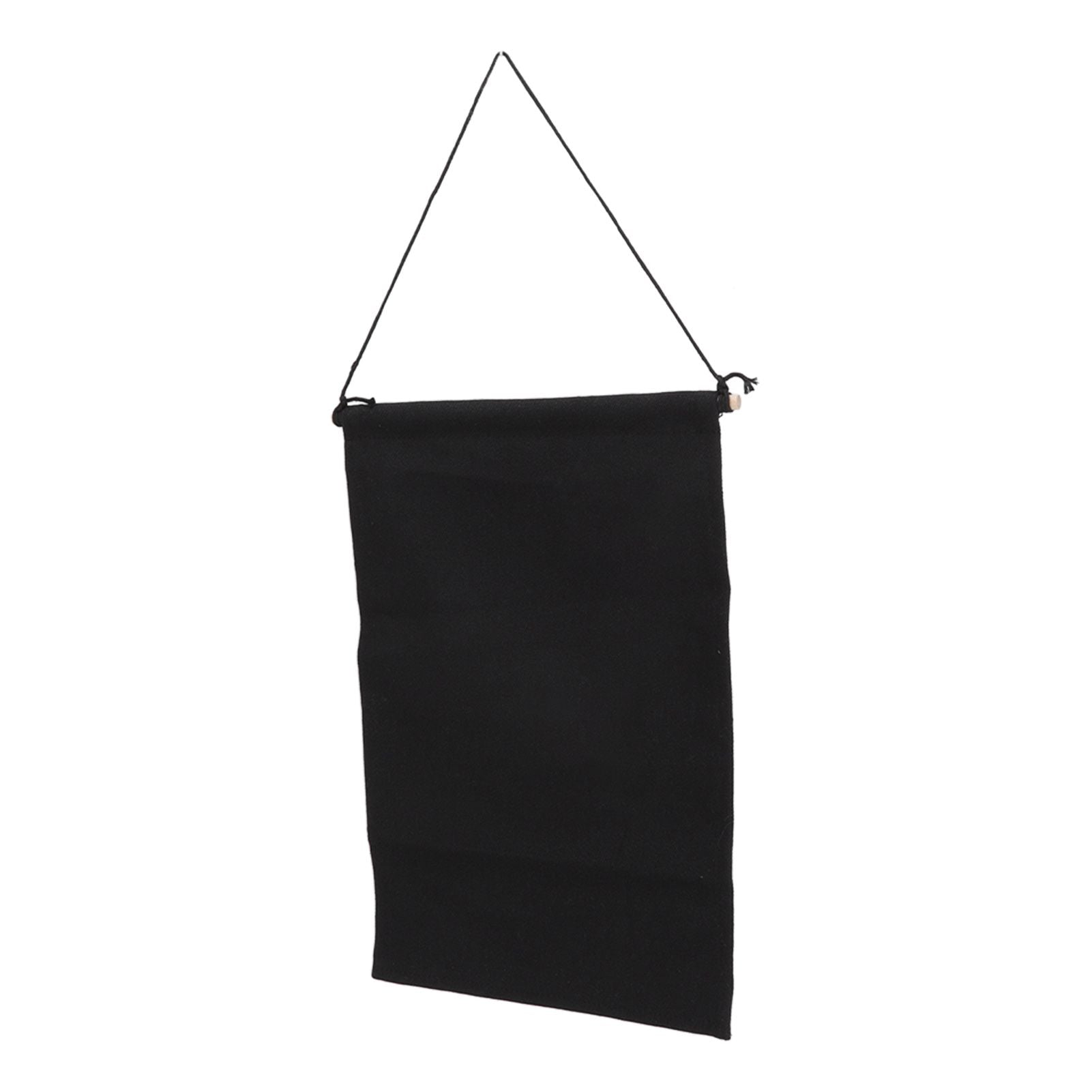 Brooch Storage Hanging Flag Multi Purpose Stylish Classic Pin Collection Organizers Banners for Home Office Dorm Black S 35x22.5cm 25cm(wooden Stick)