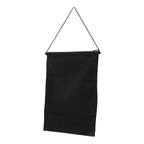 Brooch Storage Hanging Flag Multi Purpose Stylish Classic Pin Collection Organizers Banners for Home Office Dorm Black S 35x22.5cm 25cm(wooden Stick)