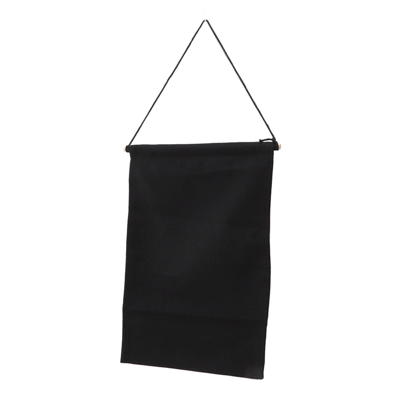 Brooch Storage Hanging Flag Multi Purpose Stylish Classic Pin Collection Organizers Banners for Home Office Dorm Black S 35x22.5cm 25cm(wooden Stick)
