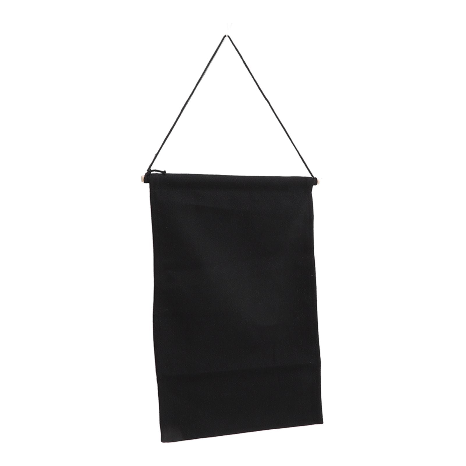 Brooch Storage Hanging Flag Multi Purpose Stylish Classic Pin Collection Organizers Banners for Home Office Dorm Black S 35x22.5cm 25cm(wooden Stick)