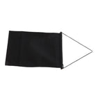 Brooch Storage Hanging Flag Multi Purpose Stylish Classic Pin Collection Organizers Banners for Home Office Dorm Black S 35x22.5cm 25cm(wooden Stick)