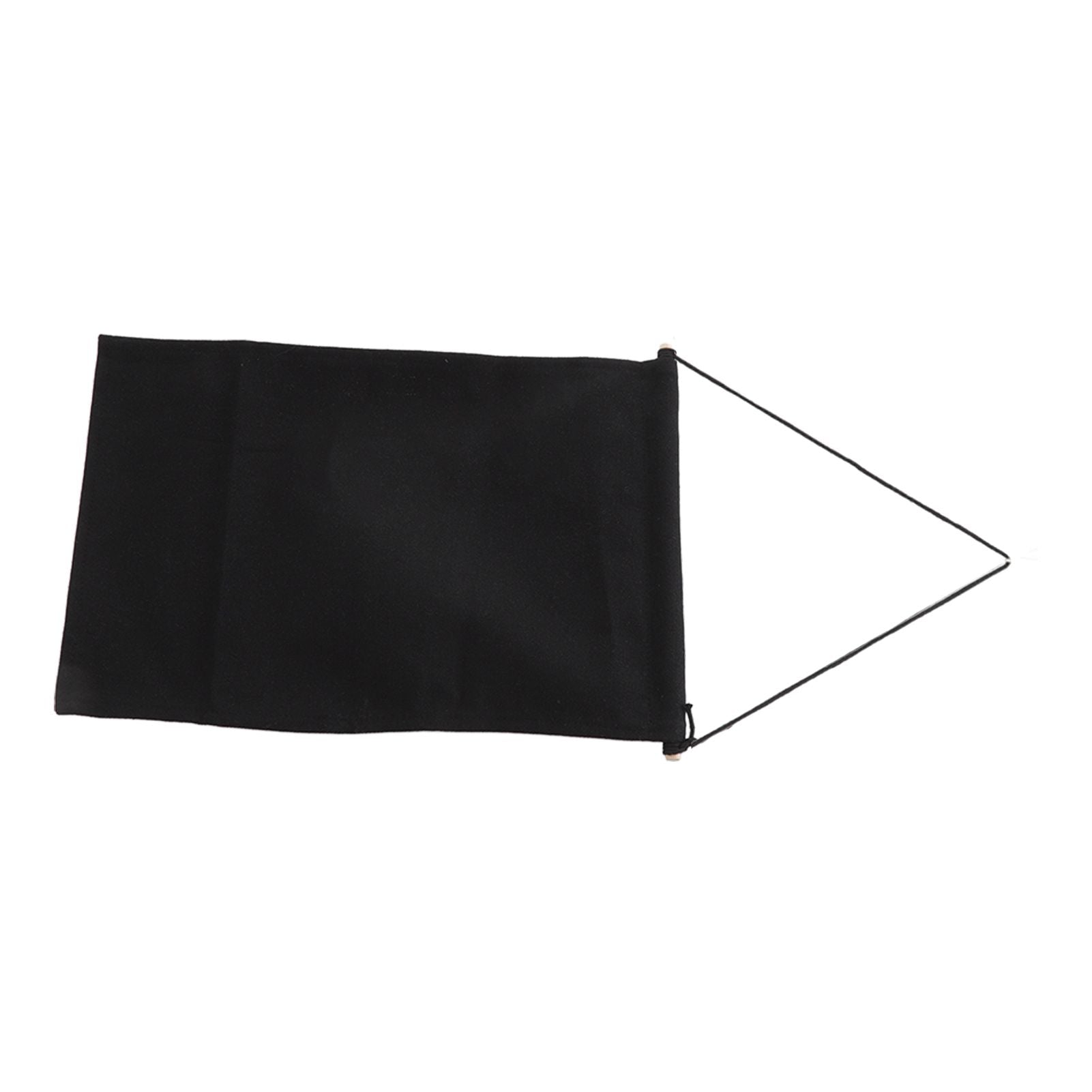 Brooch Storage Hanging Flag Multi Purpose Stylish Classic Pin Collection Organizers Banners for Home Office Dorm Black S 35x22.5cm 25cm(wooden Stick)