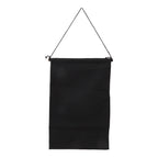 Brooch Storage Hanging Flag Multi Purpose Stylish Classic Pin Collection Organizers Banners for Home Office Dorm Black M 45.5x27.3cm 30cm(wooden Stick)