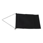 Brooch Storage Hanging Flag Multi Purpose Stylish Classic Pin Collection Organizers Banners for Home Office Dorm Black M 45.5x27.3cm 30cm(wooden Stick)