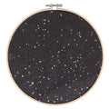 Brooch Display Black Bamboo Faux Leather 22cm Diameter Space Saving Decorative Practical Jewelry Storage Display