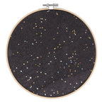 Brooch Display Black Bamboo Faux Leather 22cm Diameter Space Saving Decorative Practical Jewelry Storage Display