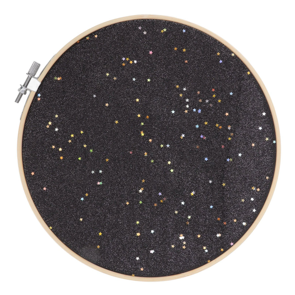 Brooch Display Black Bamboo Faux Leather 22cm Diameter Space Saving Decorative Practical Jewelry Storage Display