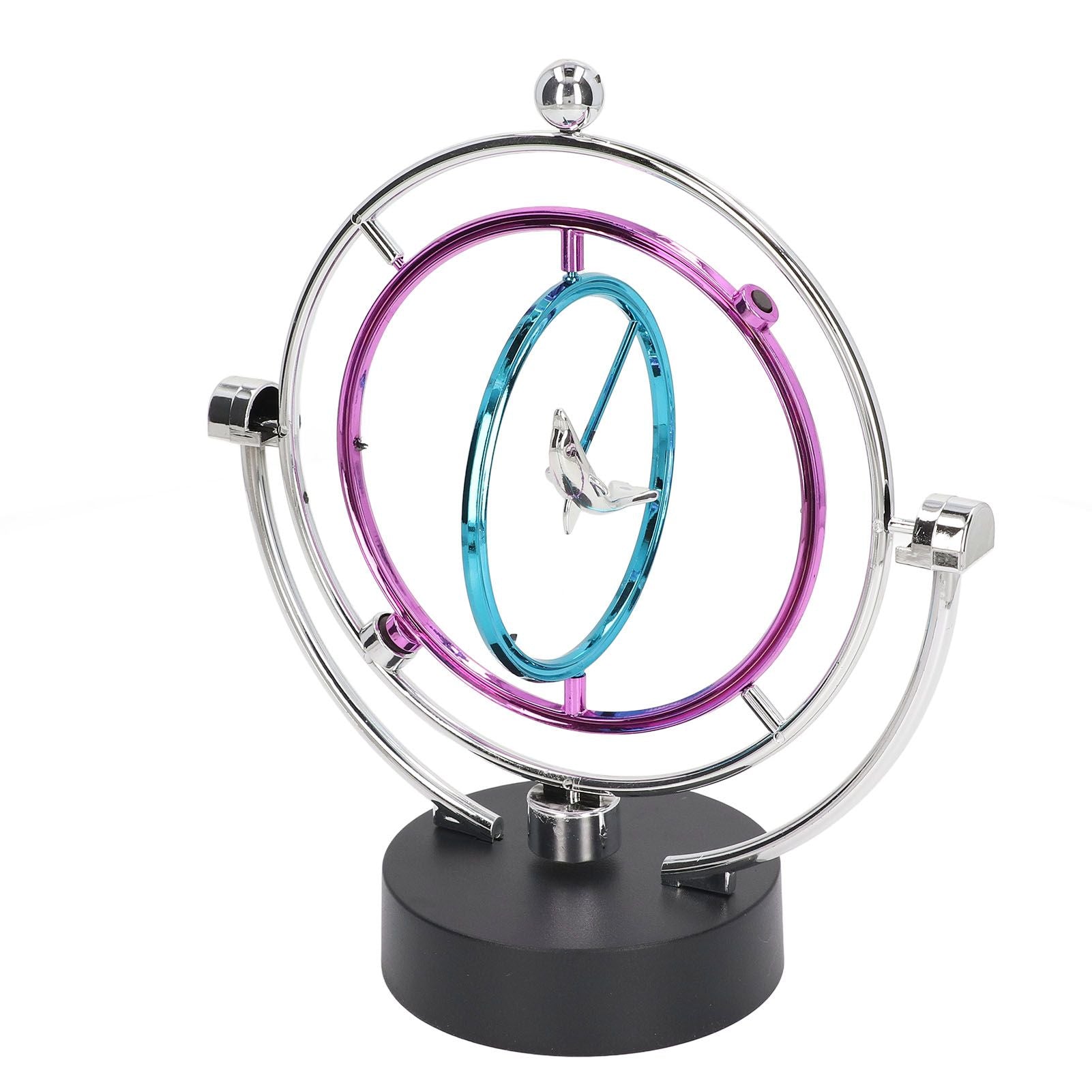 Perpetual Motion Toy Innovative Large Circle Dolphin Perpetual Swing Toy for Home Office