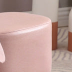 Children Wooden Low Stools Cute Cartoon Children Stool Small Dog Shape Stool for Home Kindergarten Pink
