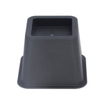 6Pcs 3 Inch Trapezoid Furniture Risers Sofa Leg Pads for Bed Table Cabinet Sofa Feet Black