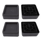 4Pcs Furniture Risers Plastic 2inch Chair Table Leg Protector Home Accessories for Bed Couch Sofa