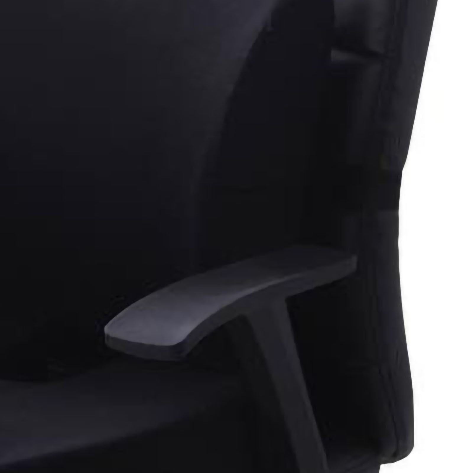 Seat Cushion Lumbar Support Set Polyester Comfortable Chair Cushion for Office Home Flannelette Set Black Cushion and Back Cushion Combination Set