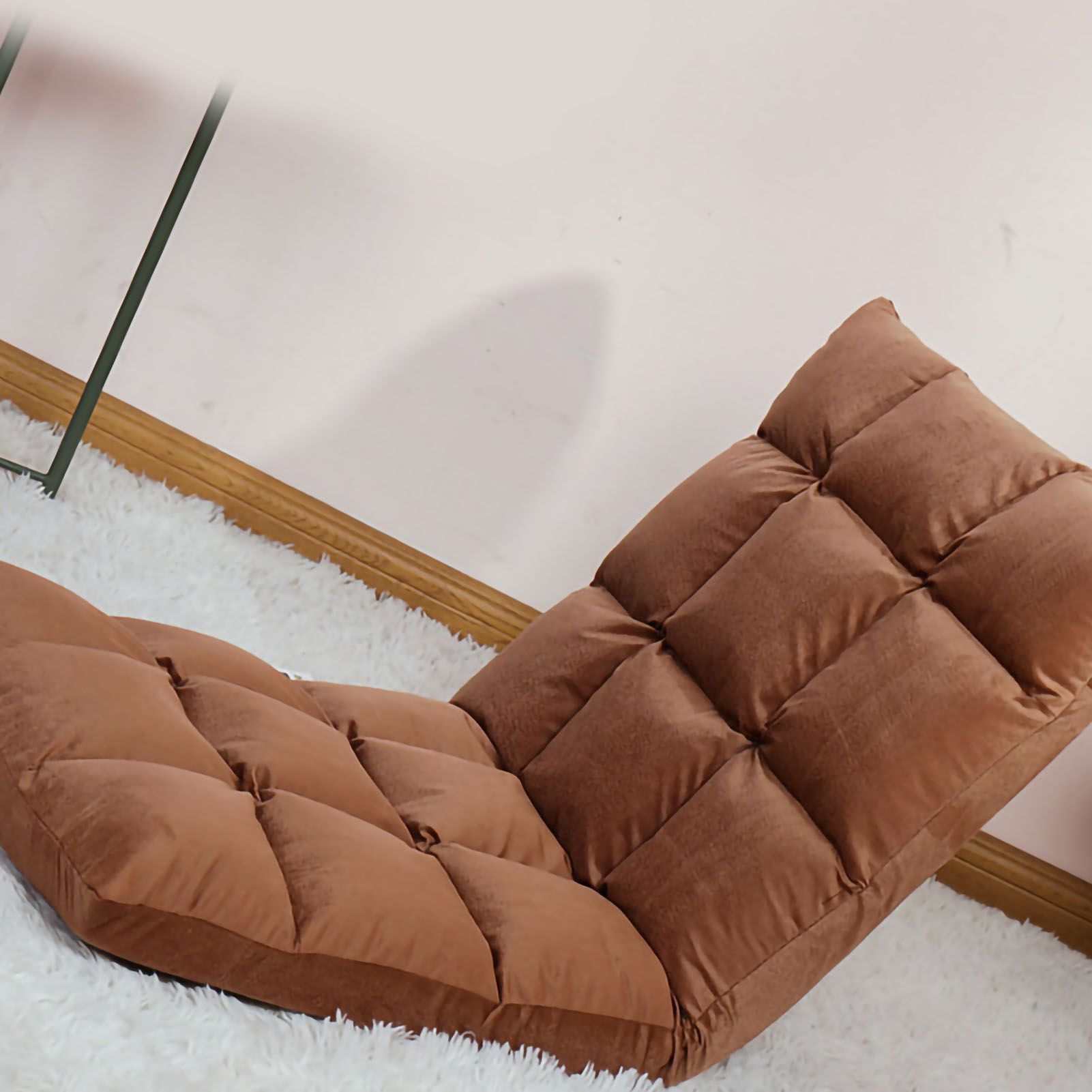 Floor Seat Sofa Chair Foldable Adjustable Floor Chair Sofa Bed Beanbag for Gaming Sleeping Relaxing Reading Coffee