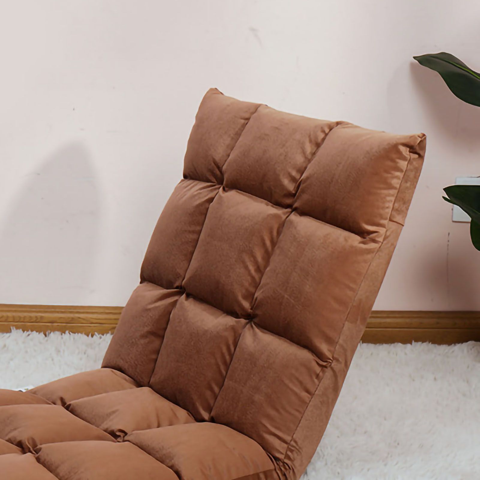 Floor Seat Sofa Chair Foldable Adjustable Floor Chair Sofa Bed Beanbag for Gaming Sleeping Relaxing Reading Coffee