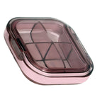 Portable Mini Pill Case Travel Dispensing Pill Organizer Household Food Grade Sealed Storage Medicine Box Small Transparent Pink