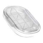 Portable Mini Pill Case Travel Dispensing Pill Organizer Household Food Grade Sealed Storage Medicine Box Big Transparent White