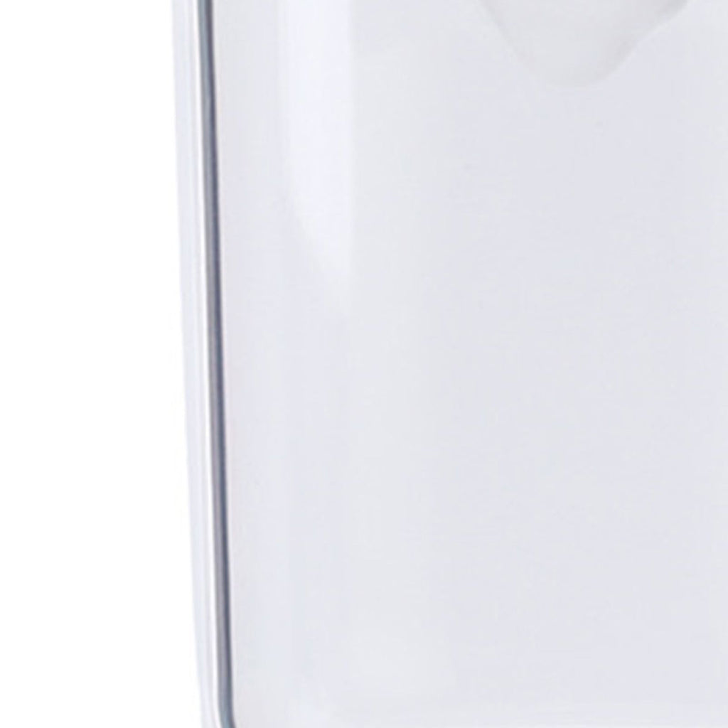 Bathroom Containers Multifunction Transparent Cotton Swabs Storage Canister with Lid for Home White Bear