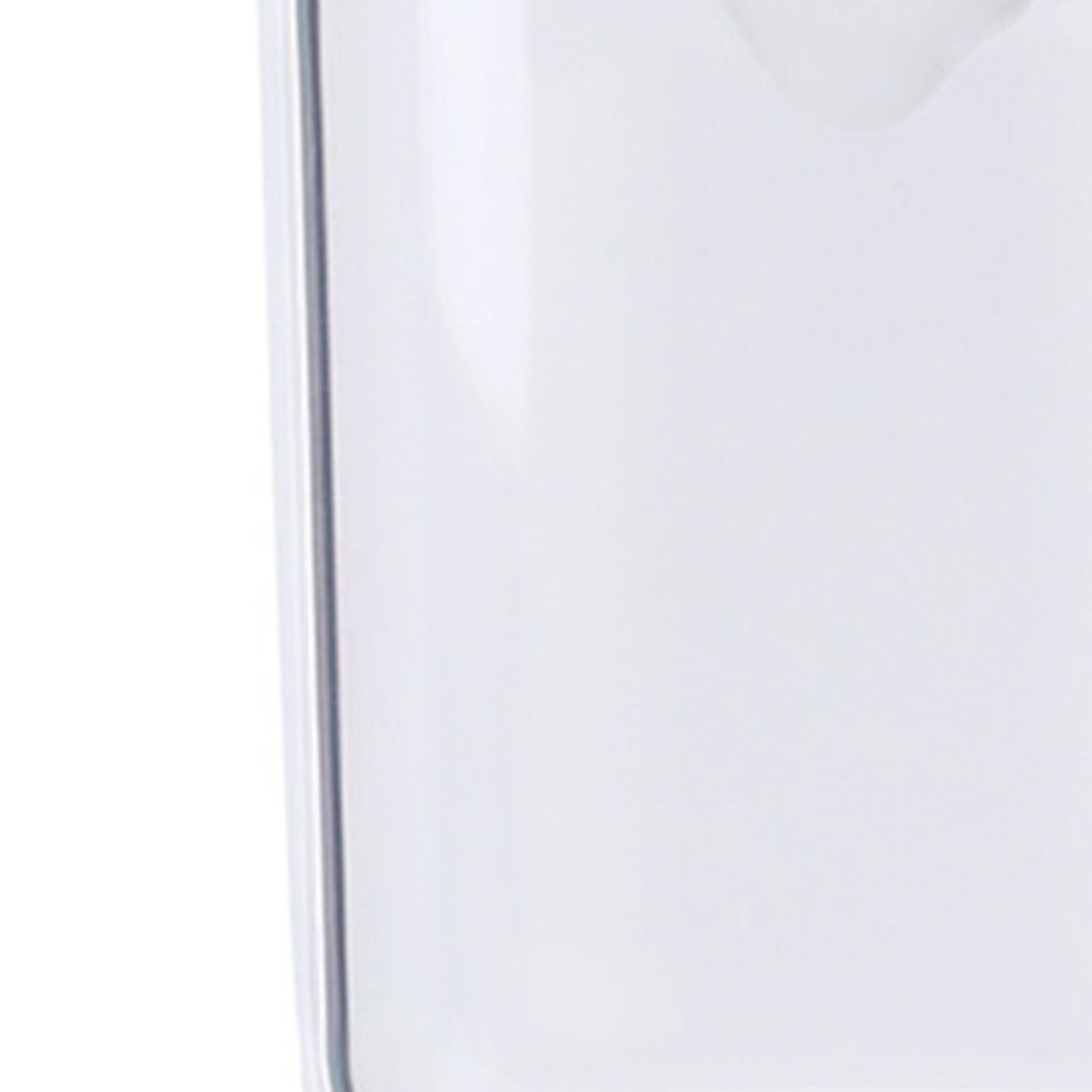 Bathroom Containers Multifunction Transparent Cotton Swabs Storage Canister with Lid for Home White Bear