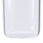 Bathroom Containers Multifunction Transparent Cotton Swabs Storage Canister with Lid for Home White Bear