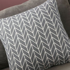 Home Pillow Case Sofa Cushion Accessories Linen Nordic Style Daily Use Home Textiles Grey Arrowhead 45x45