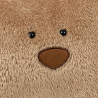 Car Pillow Cute Bear Style Plush Material Soft Comfortable Relieving Stress Car Interior Supplies for Drivers Arm Bear Headrest Brown