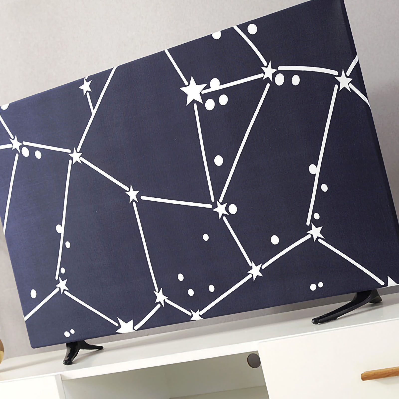 TV Cover Weatherproof Dustproof Universal Elastic Hanging Television Protector for Home Type 3 65in