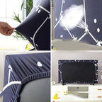 TV Cover Weatherproof Dustproof Universal Elastic Hanging Television Protector for Home Type 4 32in