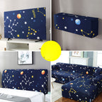 TV Cover Weatherproof Dustproof Universal Elastic Hanging Television Protector for Home Type 4 42in