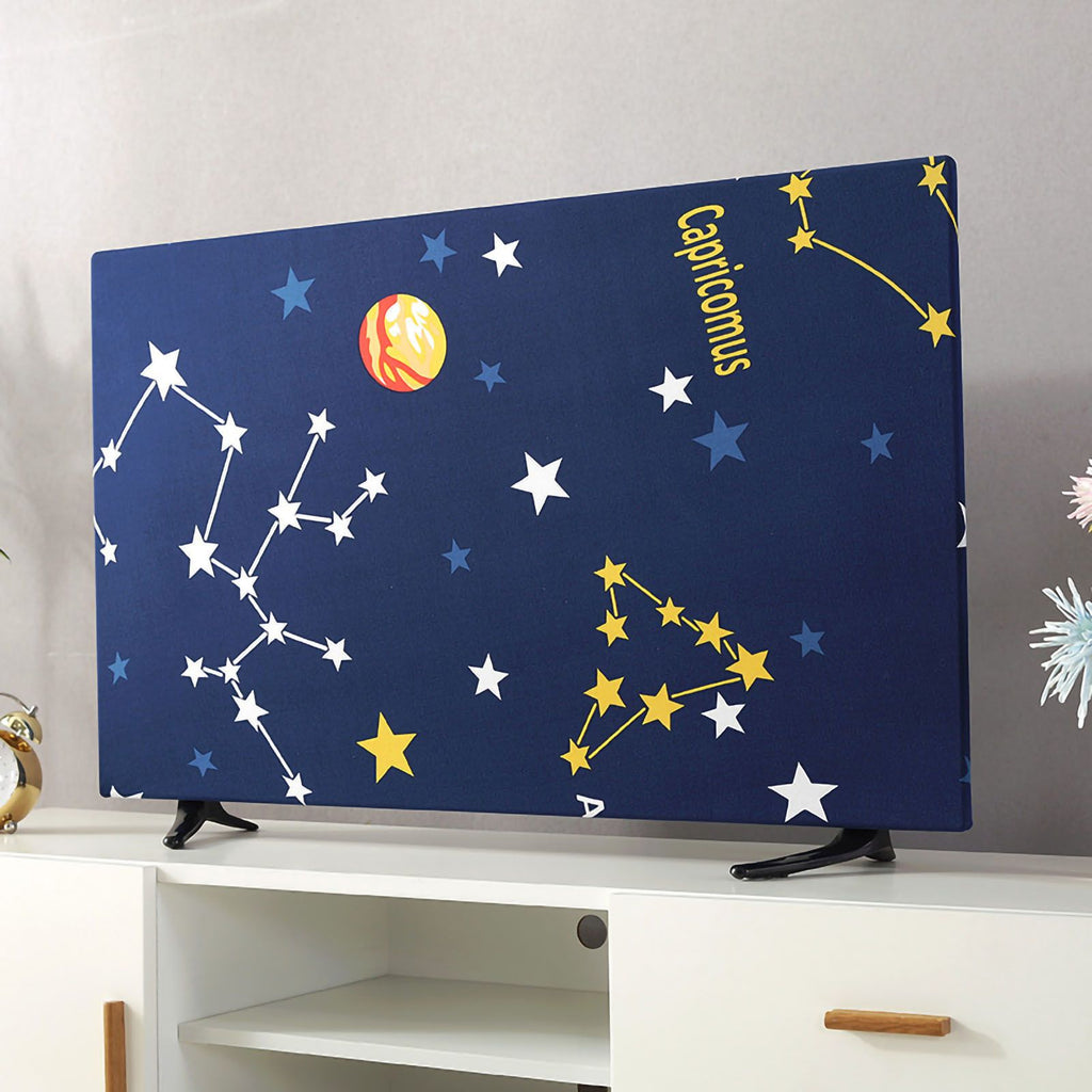 TV Cover Weatherproof Dustproof Universal Elastic Hanging Television Protector for Home Type 4 50in