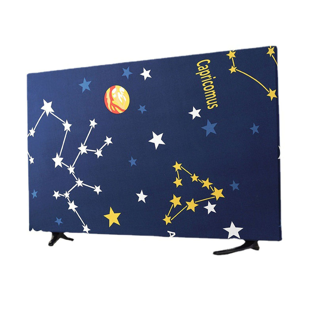 TV Cover Weatherproof Dustproof Universal Elastic Hanging Television Protector for Home Type 4 55in