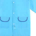 Animal Modeling Children's Raincoat Colorful Cartoon Environmentally Friendly Student Rain Gear Blue