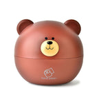 Tissue Holder PP Nordic Bear Shape Multifunctional Tissue Box Home Decoration for Desktop Table Living Room Brown