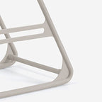 Hanger Storage Rack PP Triangular Rounded Design Shelf Multifunctional Organizer Gray