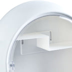 Wall Mounted Makeup Storage Box Oval Shape Waterproof Moistureproof Cosmetic Box Makeup Storage Case 02