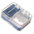 Portable Dispense Medicine Box Mini Small Pill Case Cutting Grinding Medicine Sealed Medicine Storage Box Blue