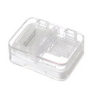 Portable Dispense Medicine Box Mini Small Pill Case Cutting Grinding Medicine Sealed Medicine Storage Box White