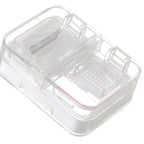 Portable Dispense Medicine Box Mini Small Pill Case Cutting Grinding Medicine Sealed Medicine Storage Box White