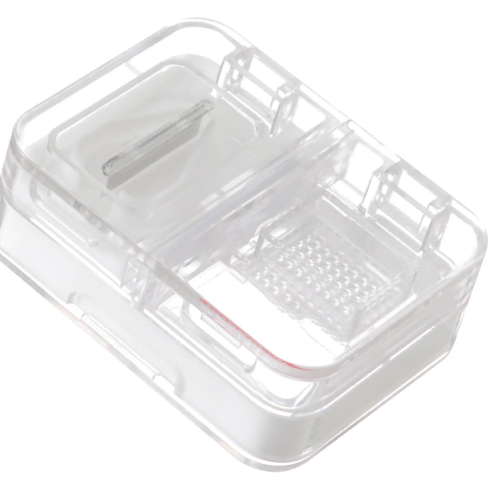 Portable Dispense Medicine Box Mini Small Pill Case Cutting Grinding Medicine Sealed Medicine Storage Box White