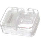 Portable Dispense Medicine Box Mini Small Pill Case Cutting Grinding Medicine Sealed Medicine Storage Box White