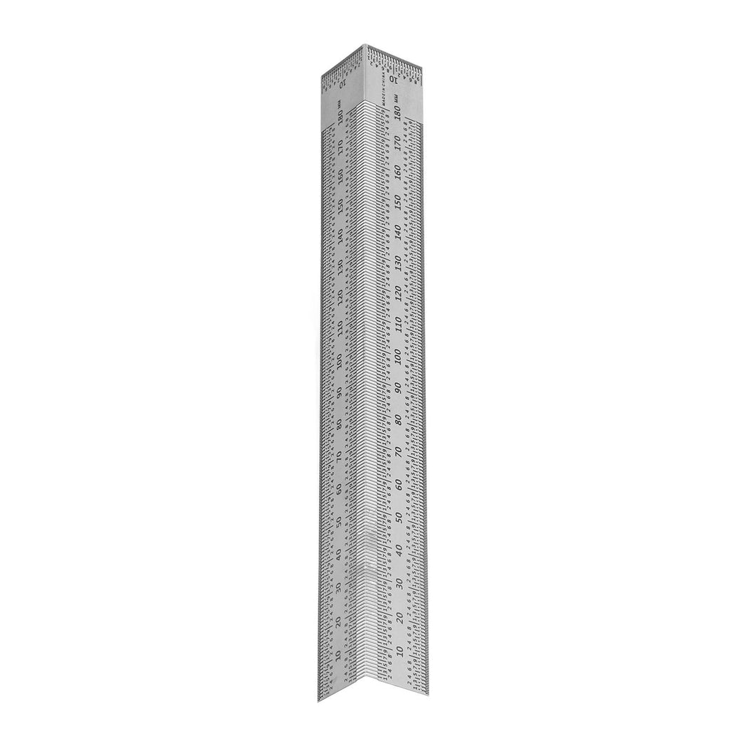 Woodworking Right Angle Ruler High Accuracy Hole Scribing Ruler 180mm Line Marking Gauge Tool for Carpenter