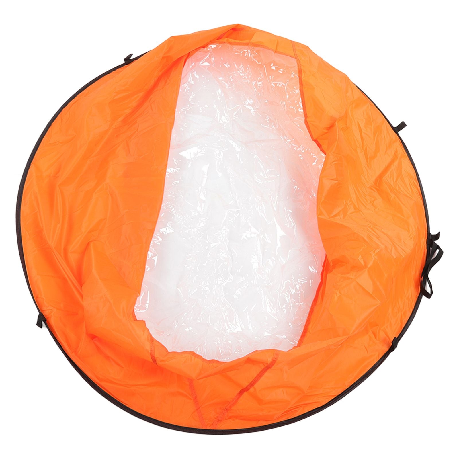 Foldable Kayak Boat Wind Sail EVA Reduced UV Radiation Portable Downwind Wind Paddle Sail for Outdoor Sport Orange