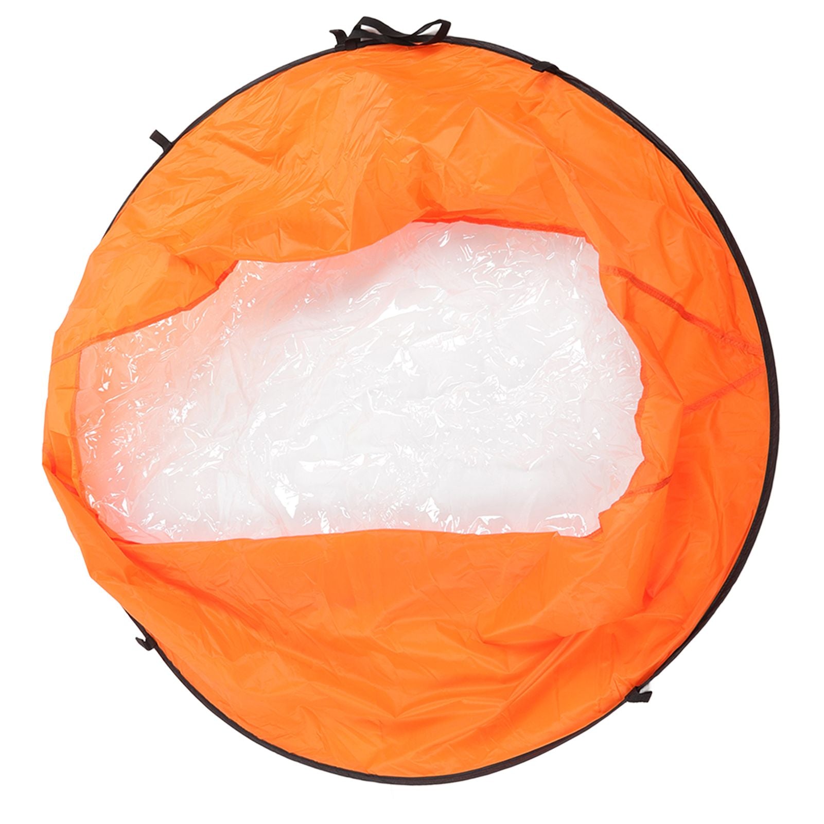 Foldable Kayak Boat Wind Sail EVA Reduced UV Radiation Portable Downwind Wind Paddle Sail for Outdoor Sport Orange