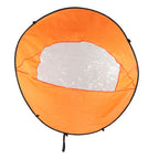 Foldable Kayak Boat Wind Sail EVA Reduced UV Radiation Portable Downwind Wind Paddle Sail for Outdoor Sport Orange