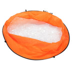 Foldable Kayak Boat Wind Sail EVA Reduced UV Radiation Portable Downwind Wind Paddle Sail for Outdoor Sport Orange
