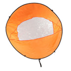 Foldable Kayak Boat Wind Sail EVA Reduced UV Radiation Portable Downwind Wind Paddle Sail for Outdoor Sport Orange