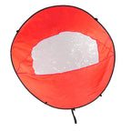 Foldable Kayak Boat Wind Sail EVA Reduced UV Radiation Portable Downwind Wind Paddle Sail for Outdoor Sport Red