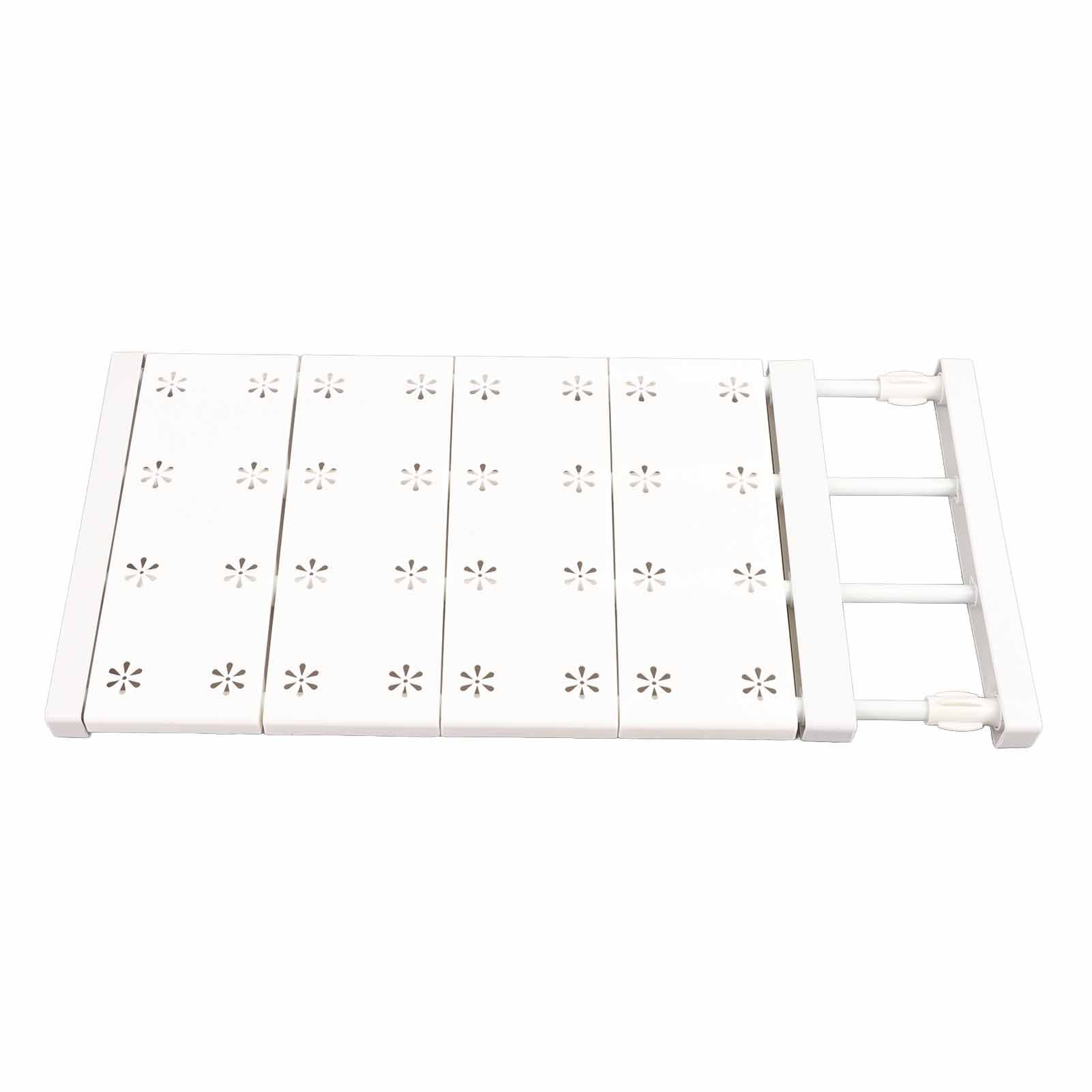 Closet Dividers Shelf Dividers Closets Shelf Closet Separator Stretchable Perforation Free for Organization Shortage Length 18.90‑31.50in